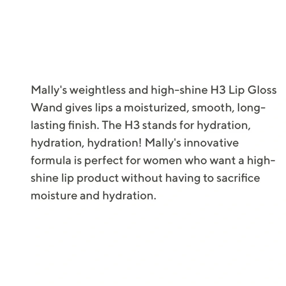 Mally Cosmetics | Must Have Pink Lip Gloss -‎ Full Size